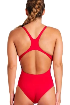 Bañador De Natación Team Swim Pro Solid Rojo Arena