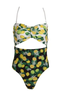 Bañador Enterizo Estampado De Frutas Brave Soul