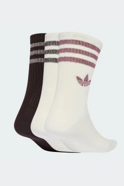 Calcetines Clásicos Con Purpurina 3 Stripes (3 Pares) adidas