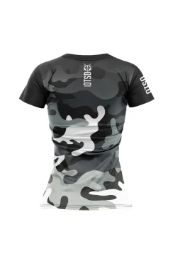 Camiseta Manga Corta Camo Grey