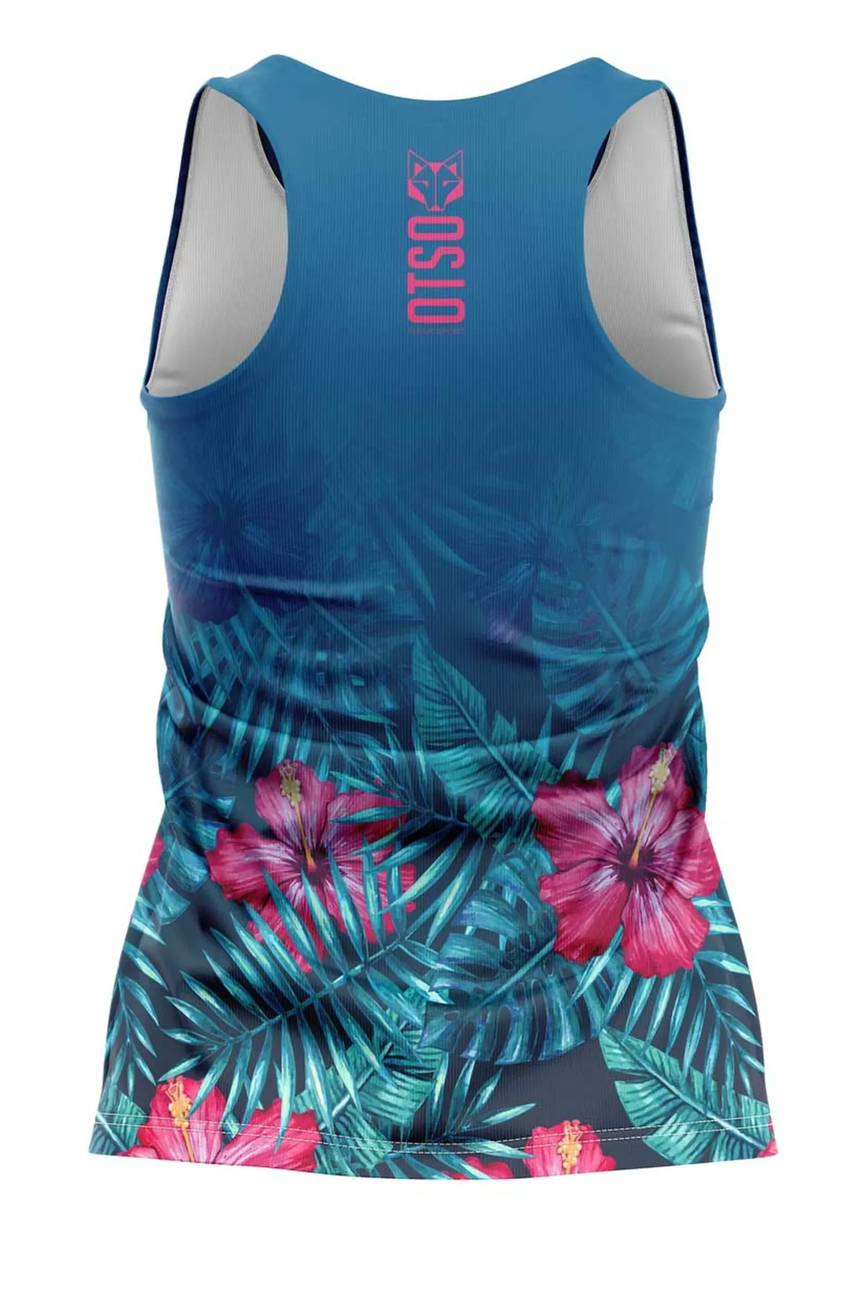 Camiseta Sin Manga Tropical Dark