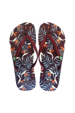 Chanclas De Playa Brasileras,printed Tropicolo,hecho En Brazil