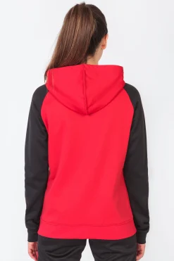 Chaqueta Con Capucha Joma Academy IV Rojo Negro