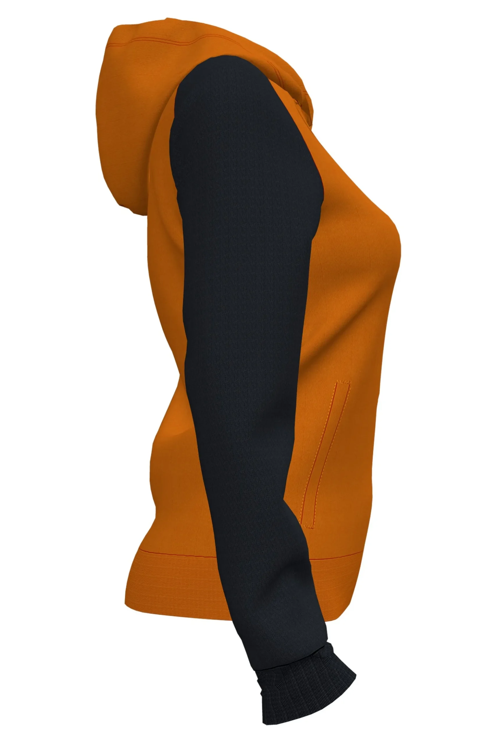 Chaqueta Con Capucha Joma Academy IV Naranja Negro