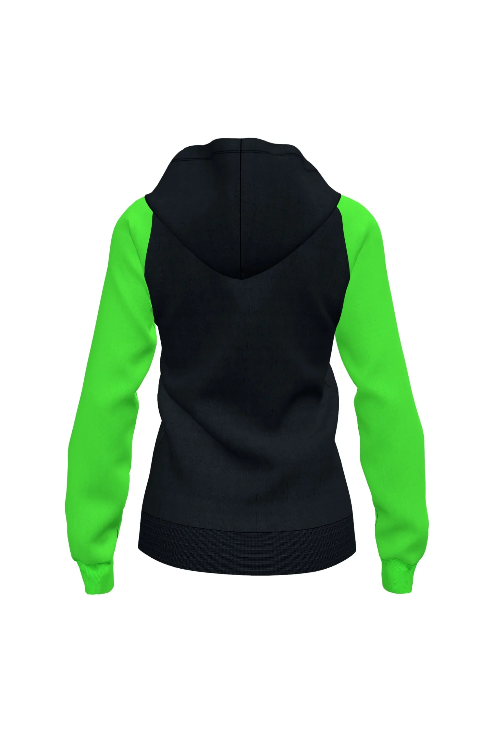 Chaqueta Con Capucha Joma Academy IV Negro Verde Flúor