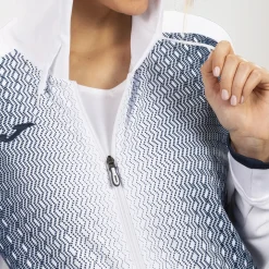 Chaqueta Con Capucha Joma Supernova Blanco Marino