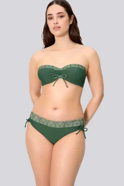 Conjunto Bikini Bandeau Ysabel Mora Hojas