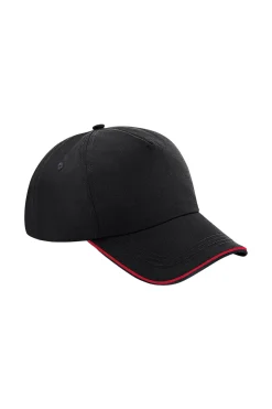 Gorra De Cinco Paneles Con Ribete Beechfield Authentic