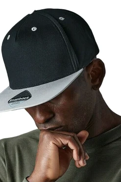 Gorra / Visera 2 Colores 5 Paneles Beechfield Snapback (paquete De 2)