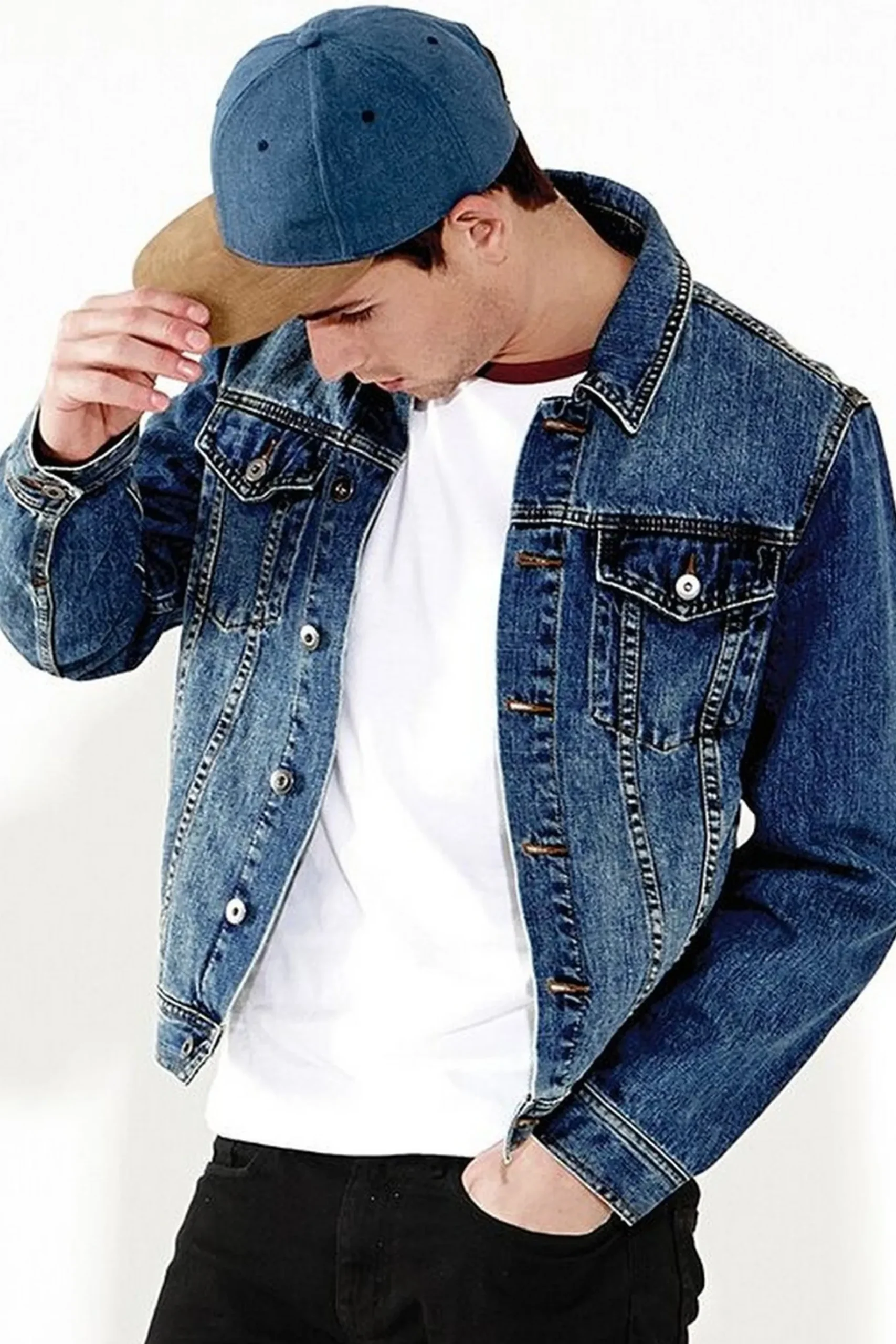Gorra / Visera Piel Melocoton Beechfield Snapback (paquete De 2)