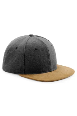 Gorra / Visera Piel Melocoton Beechfield Snapback (paquete De 2)