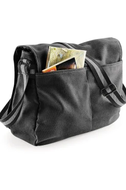 Mochila Bandolera De Tela Modelo Vintage (14 Litros) Quadra