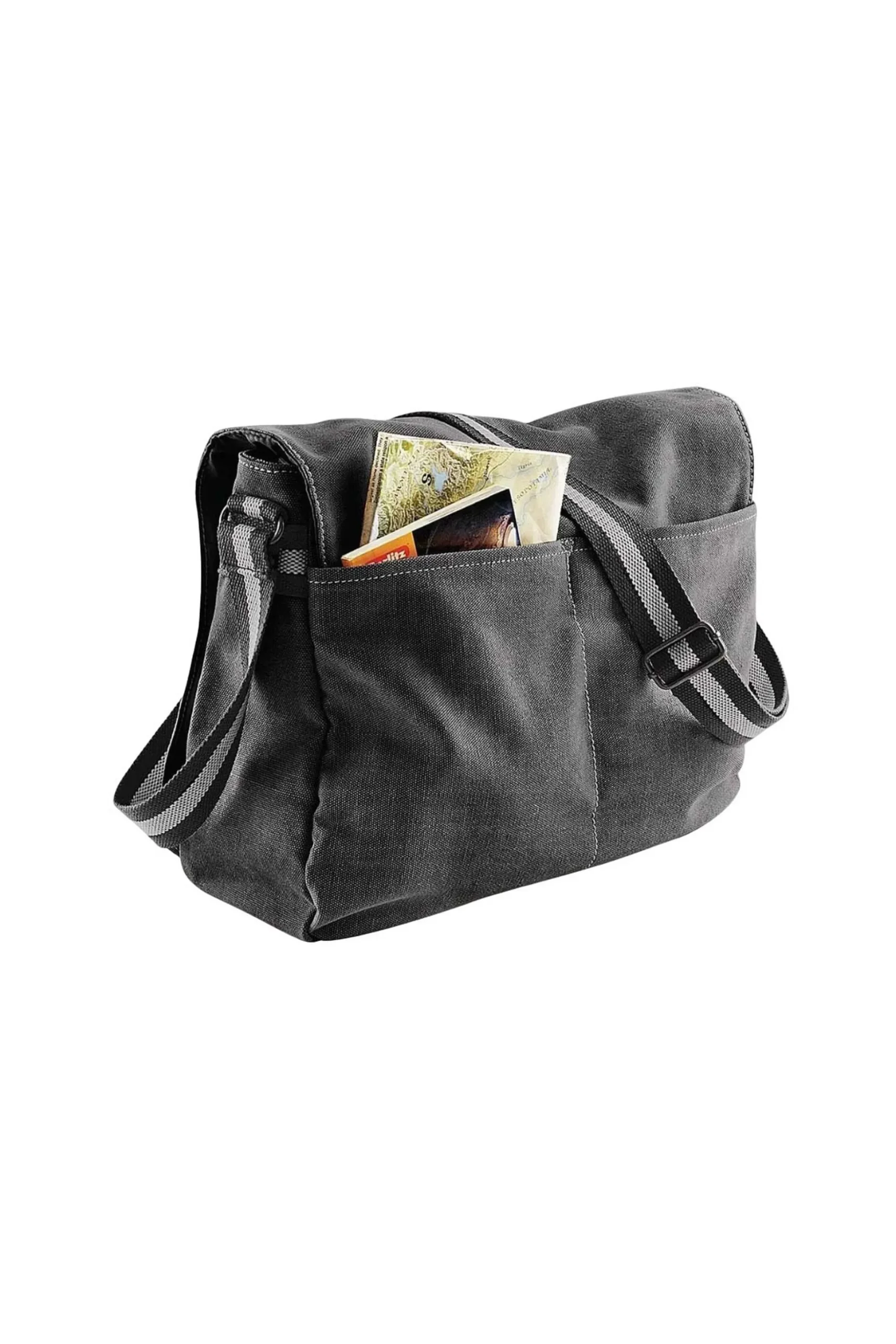 Mochila Bandolera De Tela Modelo Vintage (14 Litros) (paquete De 2) Quadra