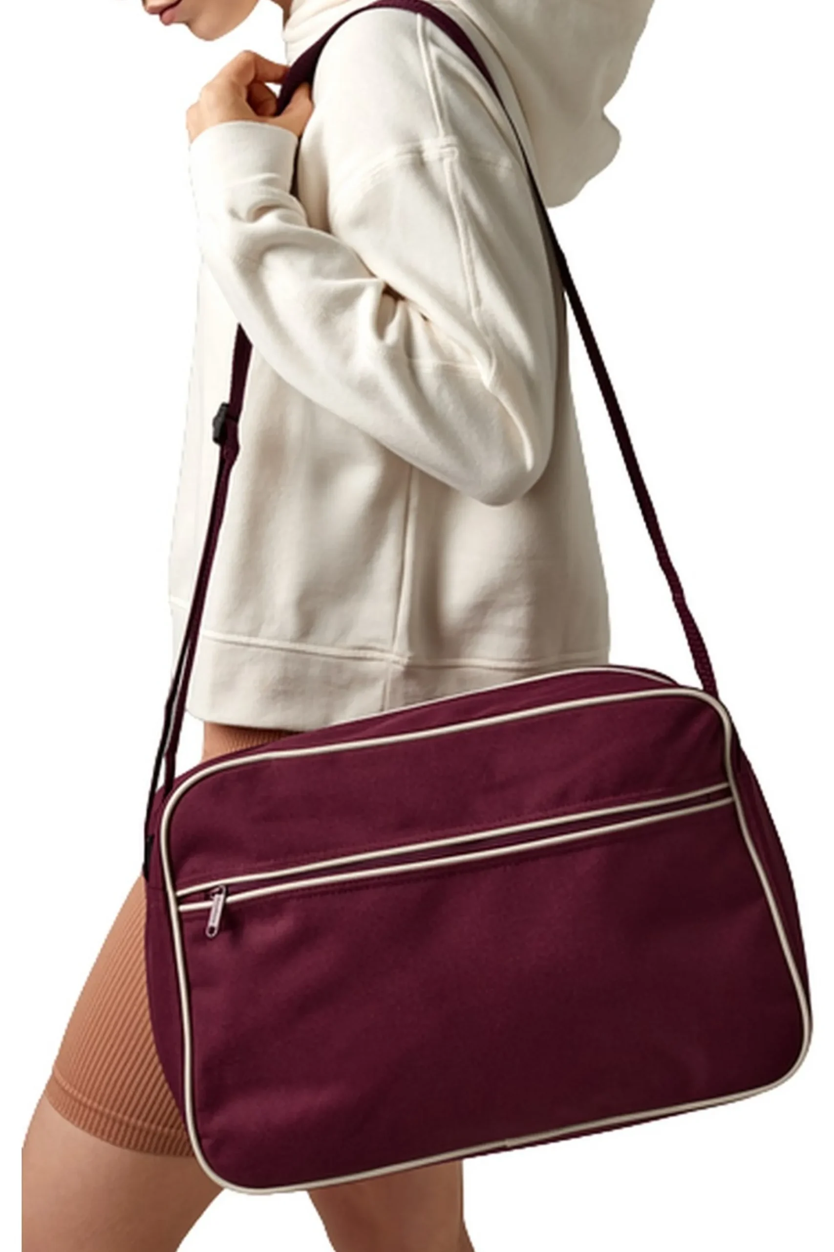 Mochila Bandolera Modelo Retro ( 18 Litros) (paquete De 2) Bagbase