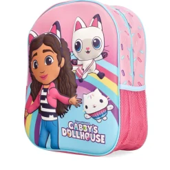 Mochila Infantil De Gabby´s Dollhouse - Color Rosa - Cierre De Cremallera