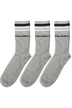 Pack-3 Calcetines Deportivos Caña Alta D9090 Para Hombre-mujer D9090