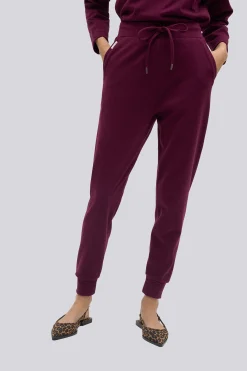 Pantalón Jogger Ysabel Mora Textura Burdeos