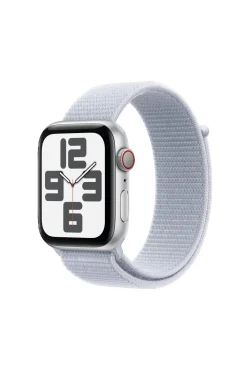 Reloj Inteligente Apple Con Gps Y Cellular, 44 Mm, Color Plata Y Azul Nube