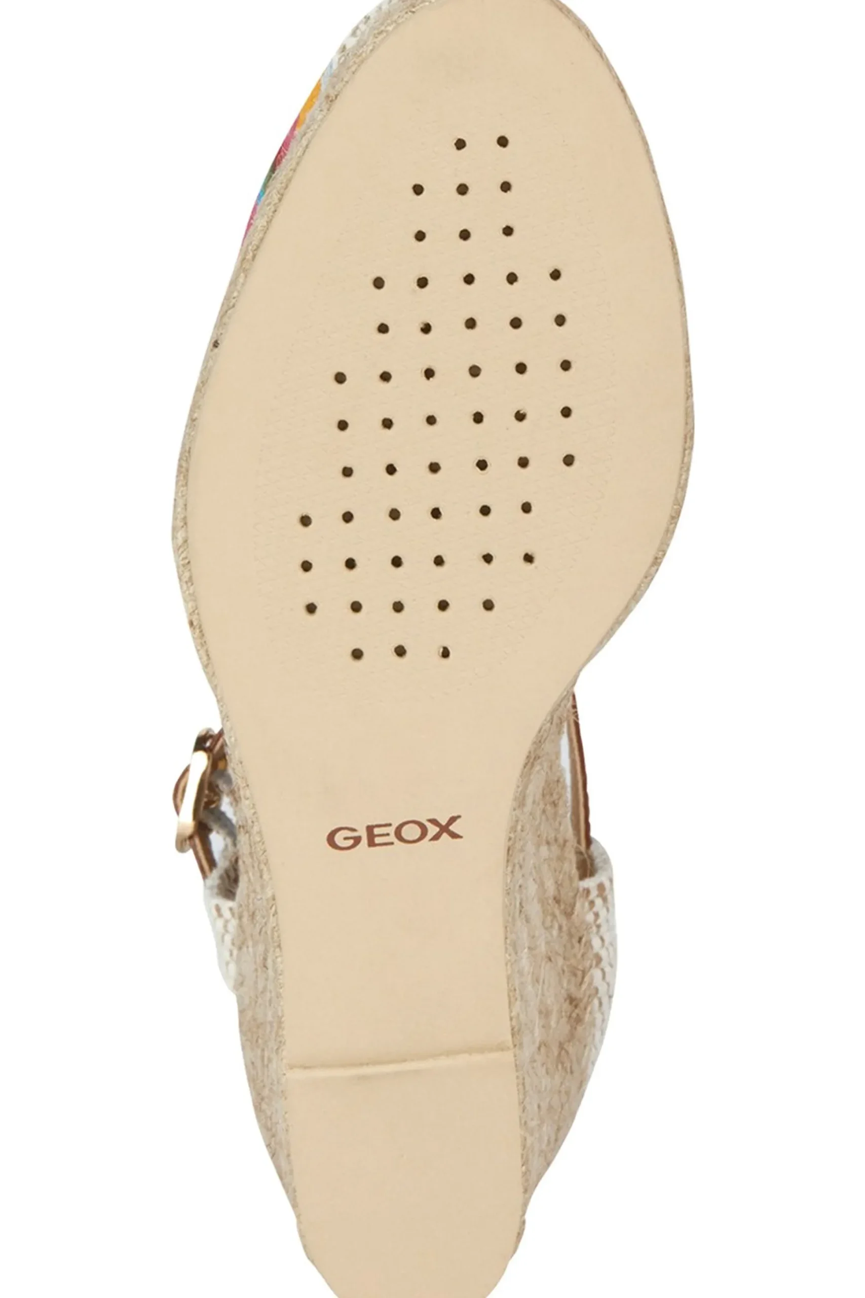 Sandalias De Correa De Cuero Hebilla Ajustable Geox Gelsa A