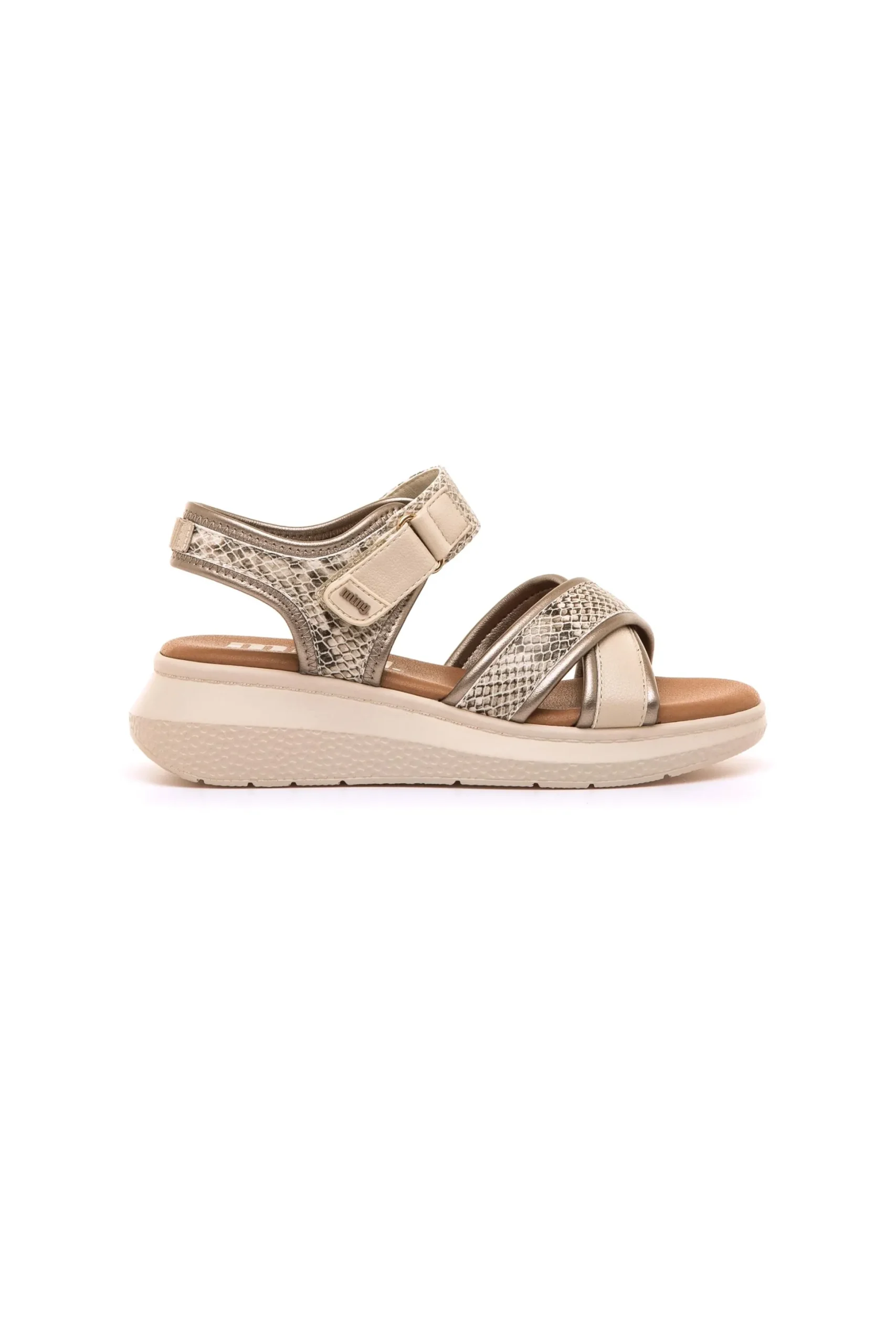 Sandalias De Cuña Mtng Cotton
