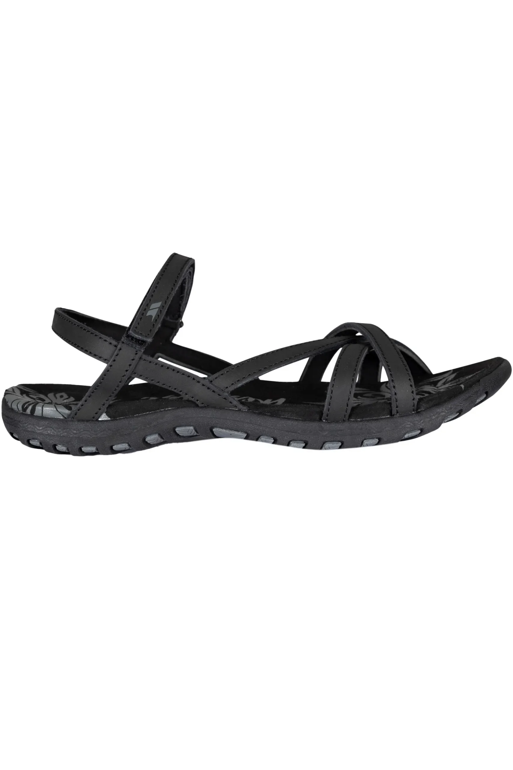 Sandalias De Cuero Tira Adhesiva, Slipon, Correas En Tobillo Trespass Kimbra