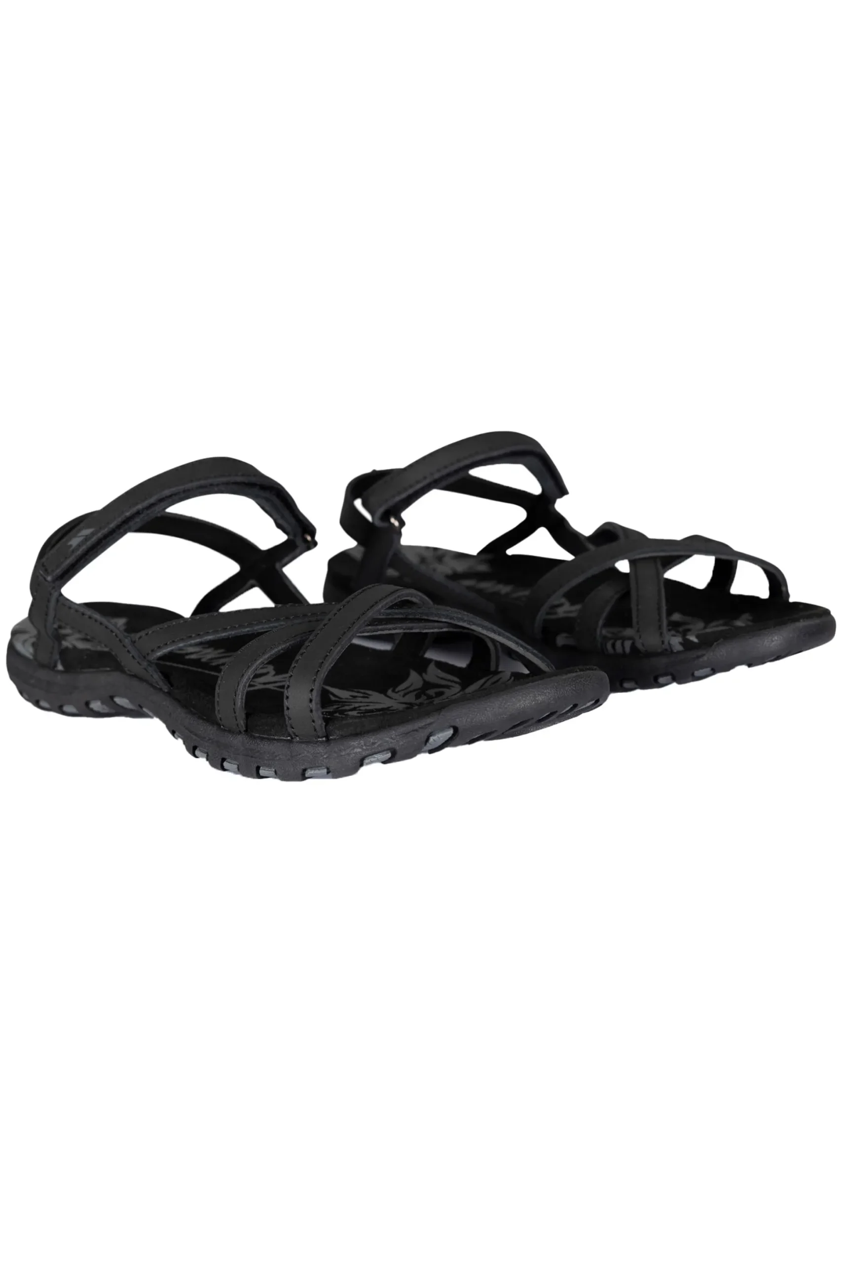 Sandalias De Cuero Tira Adhesiva, Slipon, Correas En Tobillo Trespass Kimbra