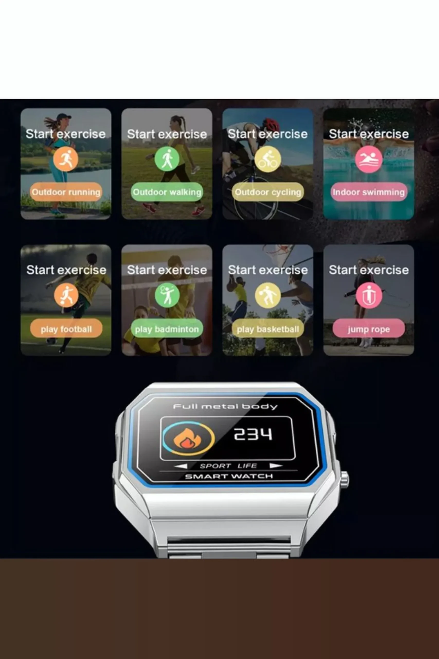 Smartwatch Oem Kw18, 0.96'' Modo Multideporte