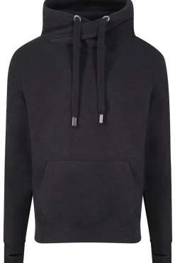 Sudadera Con Capucha Cuello Cruzado Awdis