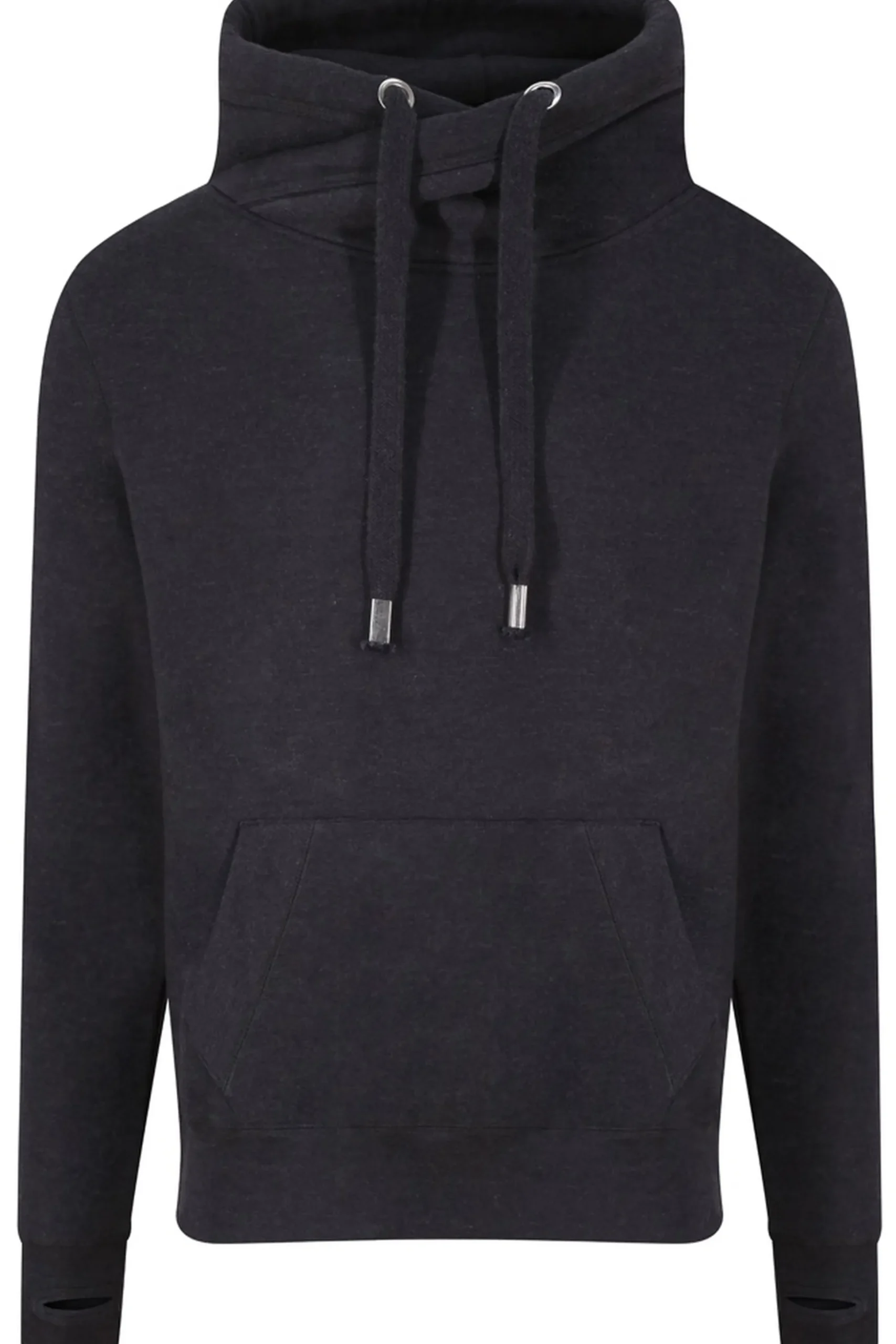 Sudadera Con Capucha Cuello Cruzado Awdis