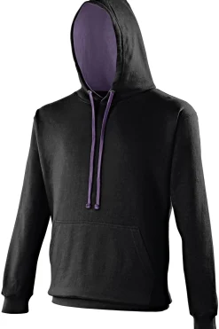 Sudadera Con Capucha Modelo Varsity Awdis