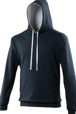 Sudadera Con Capucha Modelo Varsity Awdis