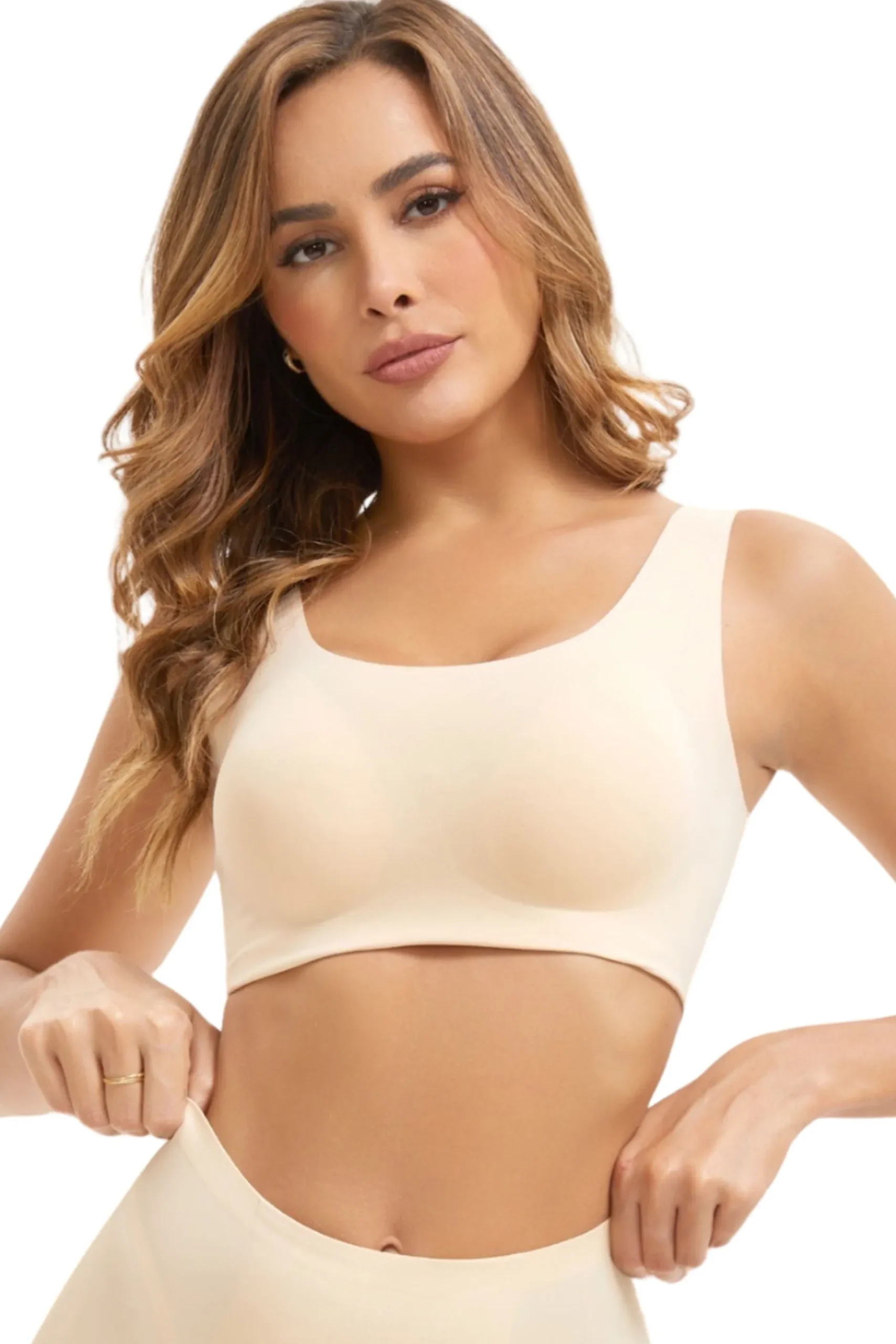 Sujetador Deportivo Sin Aro Soft Stretch Con Copas Extraibles Everyday