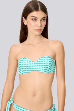 Top Bikini Bandeau Ysabel Mora Estampado