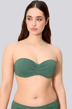 Top Bikini Bandeau Ysabel Mora Micropiqué Copa C