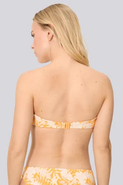Top Bikini Bandeau Ysabel Mora Hojas Micropiqué