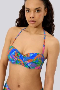 Top Bikini Bandeau Ysabel Mora Estampado