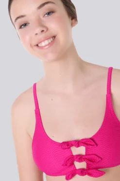 Top Bikini Juvenil Ysabel Mora Con Lazos