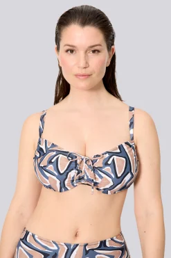 Top Bikini Reductor Ysabel Mora Estampado Copas D Y E