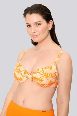 Top Bikini Ysabel Mora Hojas Micropiqué