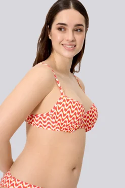 Top Bikini Ysabel Mora Micropiqué Estampado Copa C