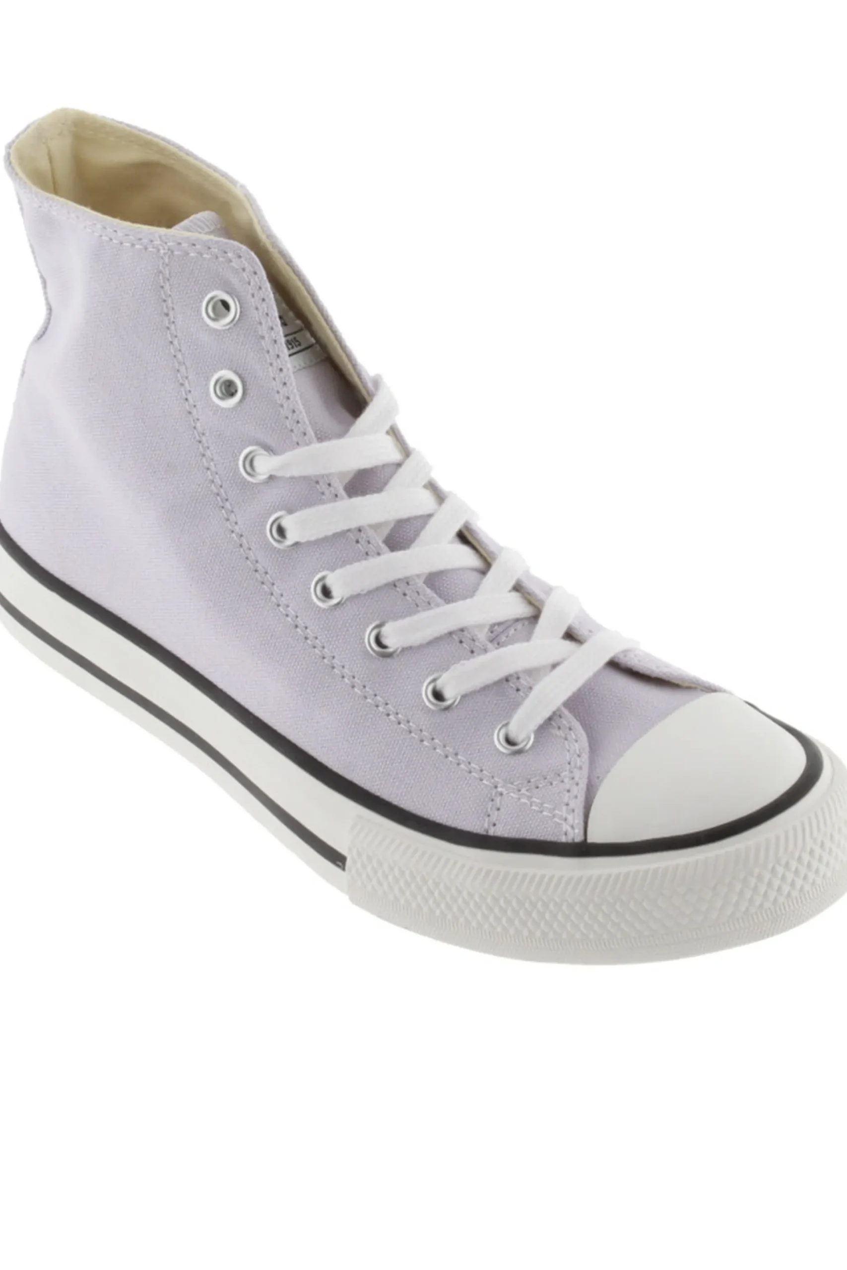 Zapatillas Abotinadas De Lona Victoria Tribu Con Cordones Blancos