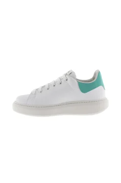 Zapatillas De Efecto Piel Victoria Milán Con Trasera En Tonos Flúor Y Logotipo Crudo En Contraste