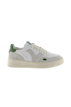 Zapatillas De Efecto Piel Victoria Seúl Con Piezas De Color Y Serraje En Contraste 1257104