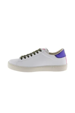 Zapatillas De Efecto Piel Victoria Berlin Con Piezas En Tonos Flúor Y Cordones De Color