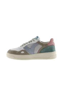 Zapatillas De Efecto Piel Victoria Seul Con Piezas De Serraje