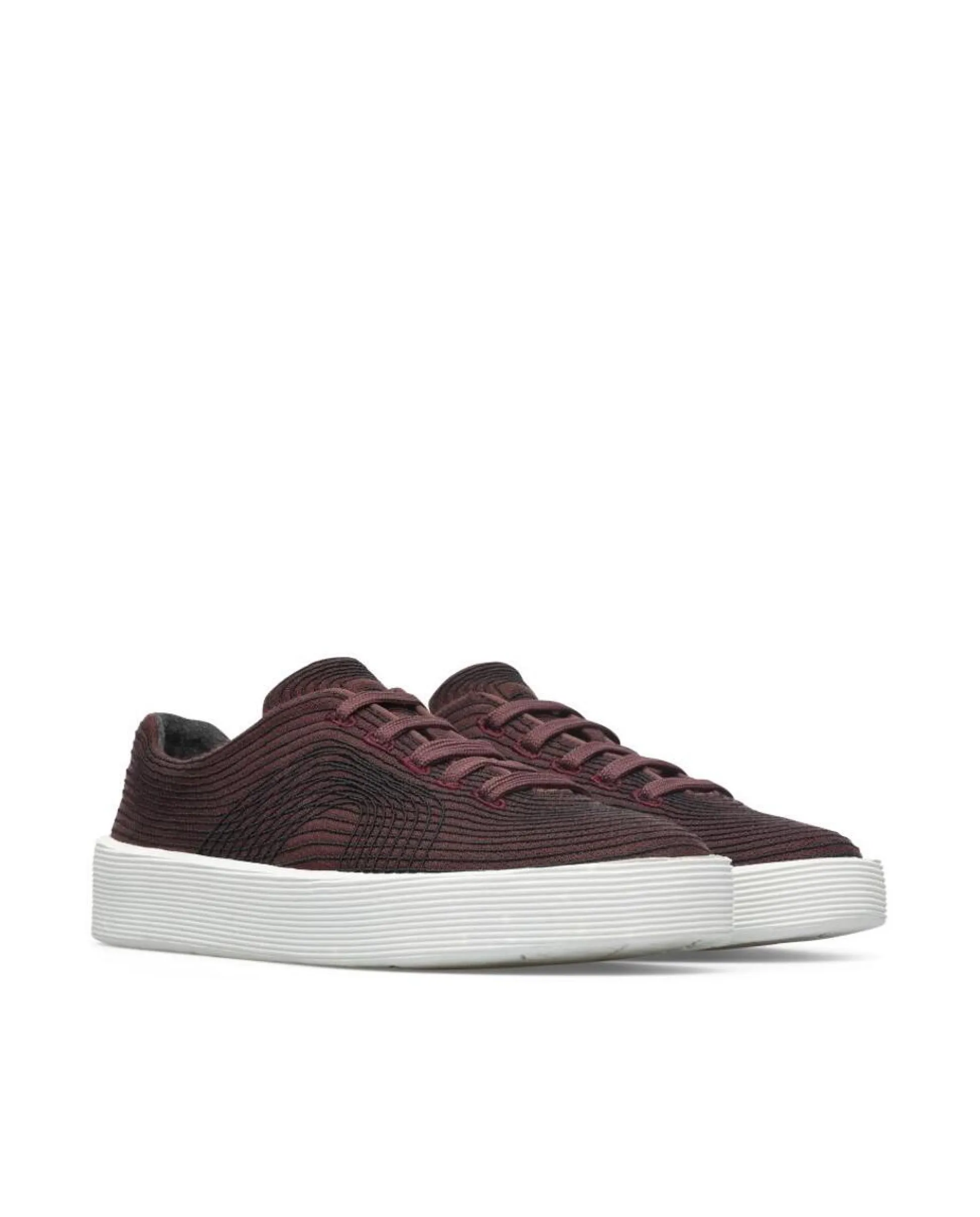 Zapatillas De Lona Camper Con Suela En Contaste