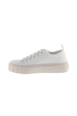 Zapatillas De Lona Victoria Abril Con Sello De Goma Y Suela Gruesa