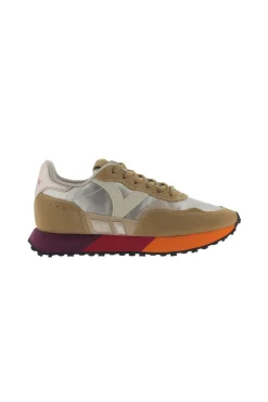 Zapatillas De Nylon Metal Victoria Nova Con Piezas De Serraje Y Suela Tricolor