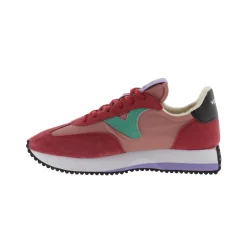 Zapatillas De Nylon Soft Victoria Cosmos Con Piezas De Serraje Al Tono Y Suela En Sierra 1134104