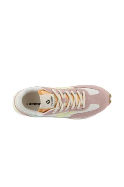 Zapatillas De Nylon Victoria Galaxia Estilo Jogger Multicolor Con Interior De Rizo Y Suela Estampada